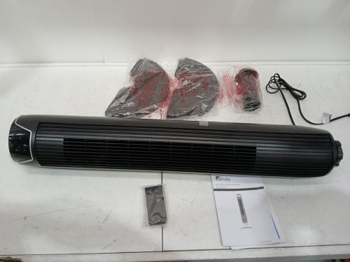 SENVILLE OSCILLATING TOWER FAN WITH TIMER - UP TO 42" ADJUSTABLE HEIGHT - BLACK (MODEL: SENTF-19JRA) image 4