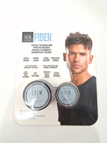 2PC AMERICAN CREW FIBER FOR HIGH HOLD - 85G/50G image 2