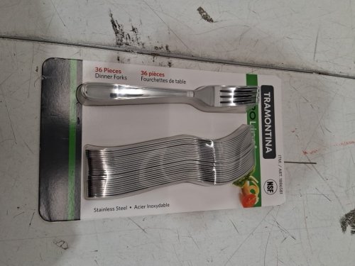 36pk Tramontina ProLine dinner forks - stainless steel (model: 1886581) image 2