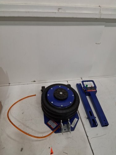 Air Pneumatic Car Jack with Two Wheels - 6600LBS - 3T - BLUE - (MODEL: hrqd-3cf-a) image 5