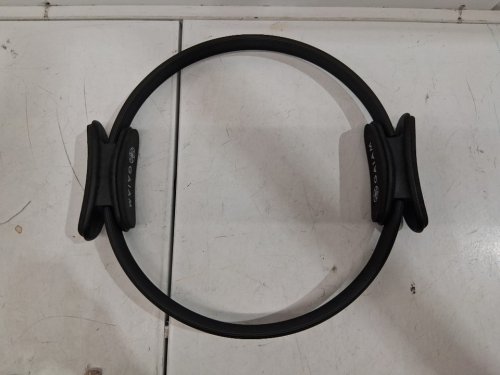 GAIAM PILATES FLEXIBLE RESISTANCE FITNESS RING - 15"D - BLACK (MODEL: 05-63872) image 2