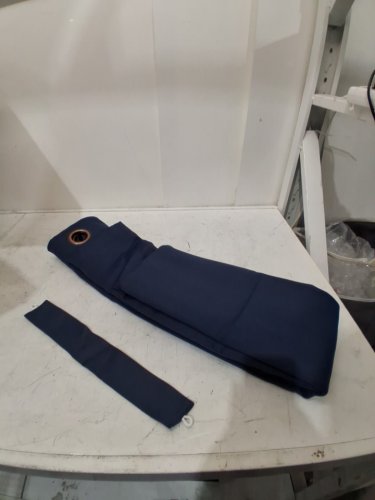 1 panel deconovo blackout curtain with grommets - 100" x 84" - navy blue image 3