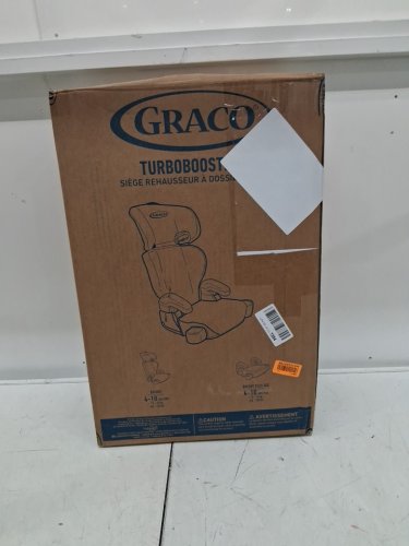 GRACO 2-IN-1 TURBOBOOSTER HIGHBACK TO BACKLESS BOOSTER CAR SEAT - 40LB TO 100LB MAX - BLACK (MODEL: 2168325) image 2