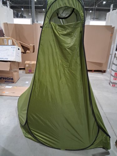 BREKMIS PORTABLE OUTDOOR CAMPING POP UP CHANGE ROOM PRIVACY TENT WITH CARRY BAG - 6.3FT - GREEN/BLACK image 4