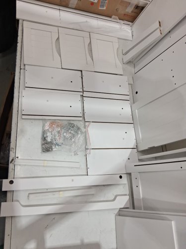 Yaheetech Bathroom Floor Cabinet - 22" x 11.5" x 34.1" - white - (model: 611214) image 5