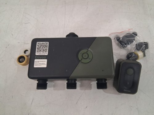 Diivoo Brass 3 Zone WiFi Water Timer - 3 outlets - App Remote Control - green/black (model:  wt-11w1) image 3