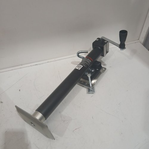 bolt on trailer tounge jack stand with handle - 2500lbs max - black (model: tjb-2002s-wk-z) image 5