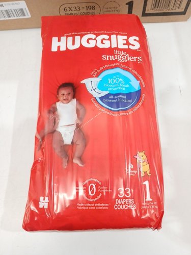 198PK DISNEY HUGGIES LITTLE SNUGGLERS DISPOSABLE BABY DIAPERS - SIZE 1 image 4