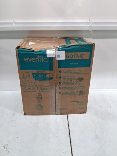 EVENFLO GOTIME SPORT/lx HIGH BACK BOOSTER SEAT - Black/grey (MODEL: 35012445C) image 2
