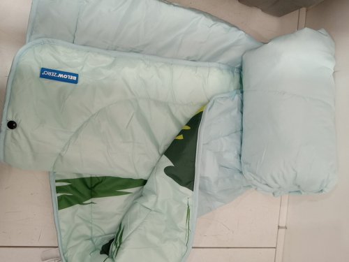 below zero Below Zero 2-in-1 Wearable Hooded Outdoor Blanket - 54" × 76" - green/blue (Model: 1896292) image 3