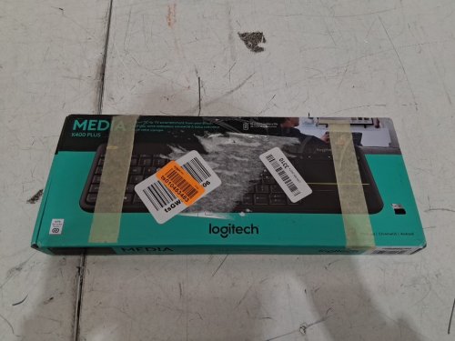 LOGITECH MEDIA K400 PLUS WIRELESS TOUCH KEYBOARD for PC and TVs - BLACK (MODEL: 920-007119) image 3