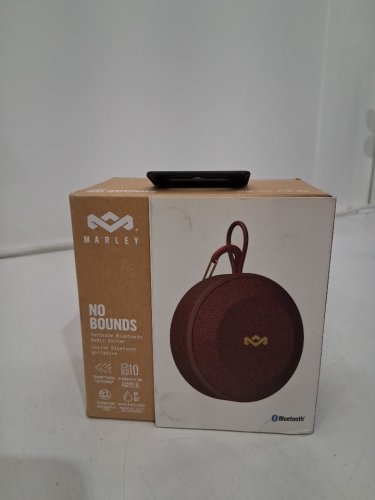 House of Marley No Bounds WATERPROOF Portable Bluetooth Audio System Speaker - Red/Brown (Model: EM-JA015-RD) image 2