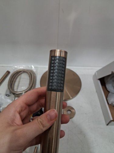 Delta Modern monitor 14 series Raincan 2-Setting Round Shower System Including Rain Shower Head, Handheld Spray, Shower Valve and Trim Kit - Champagne Bronze (Model: 342702-CZ) image 5
