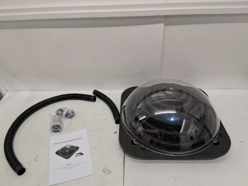 Julymoda Solar Dome Swimming Pool Heater - 22.5" - black image 4