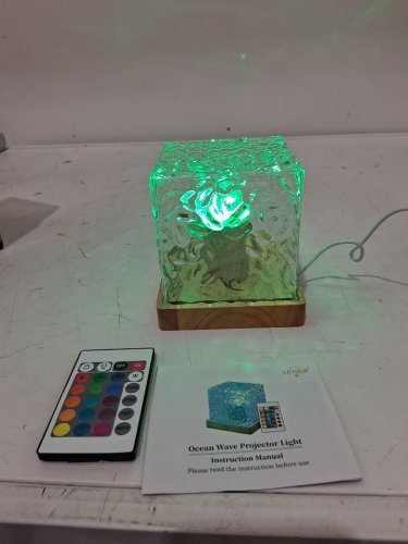 Ocean Wave Touch Projector Night Light - 16 colours - clear image 4