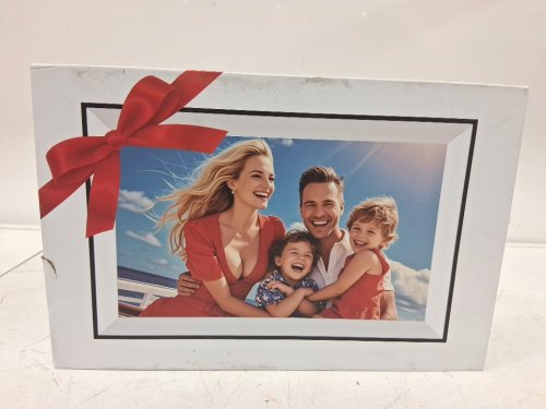 Frameo Digital Wifi Photo Frame Matte Black Frame - 10.1" Screen - Black / White image 2