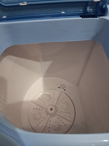 PYLE PURE CLEAN 2-IN-1PORTABLE WASHING MACHINE WITH WASHER & DRYER - 7.7LBS / 3.3LBS CAP - WHITE/BLUE (MODEL: PUCWM22) image 6