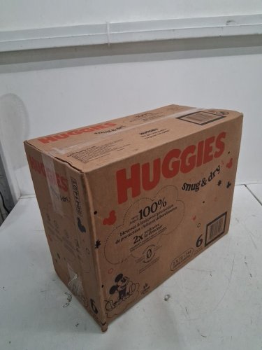 144pk huggies snug and dry baby diapers - size 6 - mickey mouse image 2