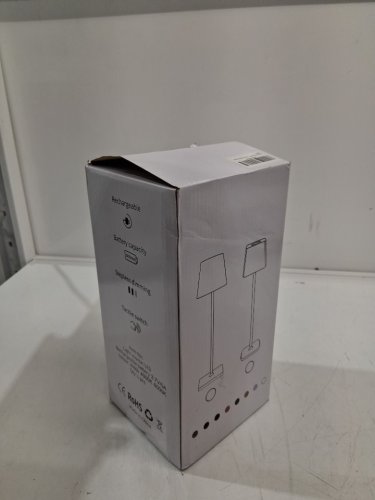 mini rechargeable usb-c led touch control dimmable lamp - 3000k/4000k/6000k - white image 3