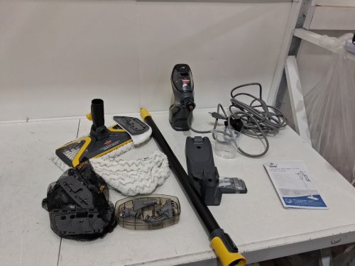 BISSELL STEAM MOP AND CLEANER - POWERSTEAMER HEAVY DUTY 3-IN-1 STEAM MOP AND HANDHELD STEAMER RATED FOR INDOOR/OUTDOOR USE (MODEL: 2685B) image 4