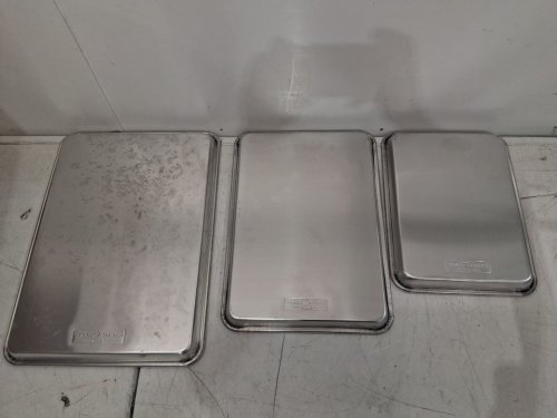3PC Nordic Ware Baker's Delight Aluminum Cooking sheet Pan Set  - quarter sheet, half sheet & jelly roll sheet image 3