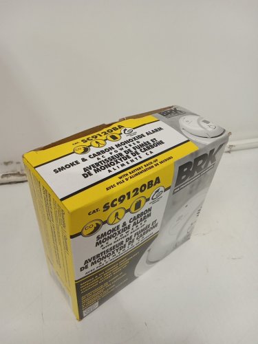 BRK smoke & carbon monoxide alarm with battery backup feature (model: SC9120BA) image 3