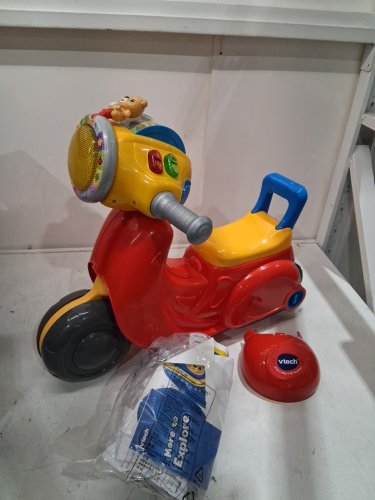 VTECH 2-IN-1 MAP & GO SCOOTER, ENGLISH VERSION - AGE 1-3 YEAR - RED (MODEL: 80-572300) image 3