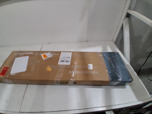 HEAVY DUTY METAL PLATFORM BED FRAME - TWIN - 14" - BLACK (MODEL: BF-3611V3-TWIN) image 2