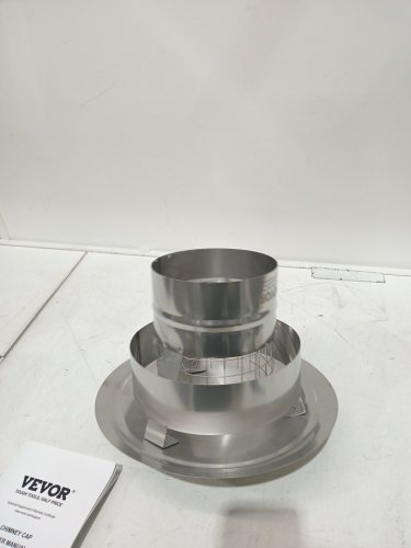 Chimney cap & Insulation Vent Cover - 6" - silver (model: SRC-6-C) image 5