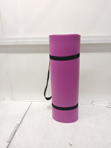 EXTRA THICK YOGA MAT - 74" X 24" X 0.5" - PINK image 3