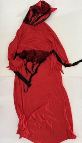 BOYS PARTYHOLIC THE KING OF HELL COSTUME - OSFM - RED/BLACK (STYLE: 13222) image 4