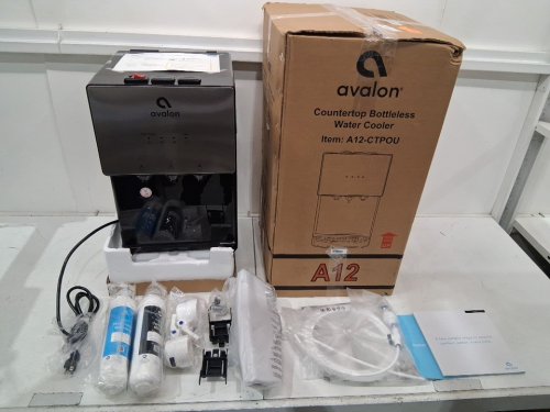 Avalon A12 Countertop Bottleless Water Dispenser, 3-Temperatures, Self-Cleaning, Stainless Steel - BLACK (MODEL: A12-CTPOU) image 4