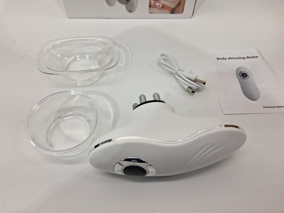 Poeruo 5-in-1 Face & Body Sculpting gua sha massaging and suction Machine - white image 3