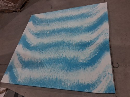 Premium Dual Layer Memory Foam Mattress Topper - 3" - KING - white image 5