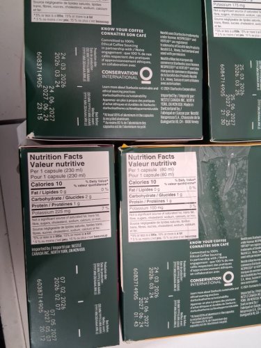 *EXPIRED* 60PK STARBUCKS BY NESPRESSO ROAST & GROUND COFFEE CAPSULES - 596G - Espresso/Double Espresso/Pike Place Roast/Caffe Verona image 4