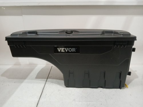 truck bed storage box with lockable lid, compatible with 2019-2021 chevrolet silverado 1500, GMC Sierra 1500, passenger side - 25L - black (ZP20220406B02) image 4