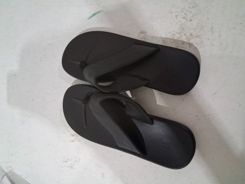 Men's Bench Comfort Flip Flops - SIZE 8 - BLACK (STYLE: 1872040) image 2
