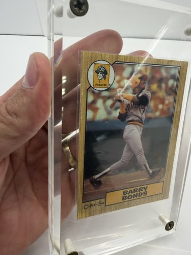 1987 O-PEE-CHEE *VERY RARE* GRAIL BARRY BONDS ROOKIE CARD 320 image 2