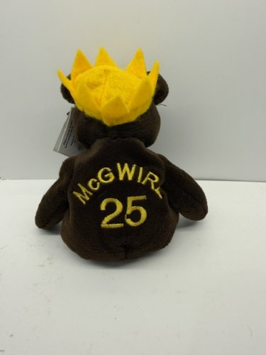 SALVINO'S BAMM BEANO'S MLB PLAYERS CHOICE MARK MCGWIRE #25 HOME RUN #70-1998 9" PLUSH image 3