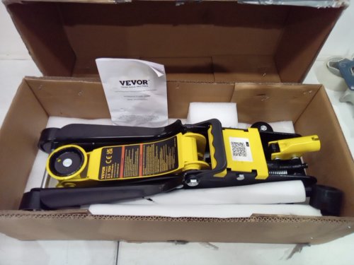 VEVOR Low Profile Heavy-Duty Steel Floor Jack with Single Piston Hydraulic Pump - 2.5 Ton cap - Yellow (model: wd-a-02250-a00-0) image 4