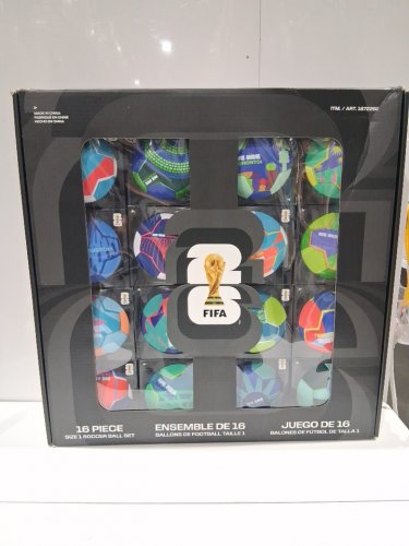 16pc fifa world cup 2026 host cities soccer ball set in display box - size 1(mini) - assorted (model: 1872202) image 2