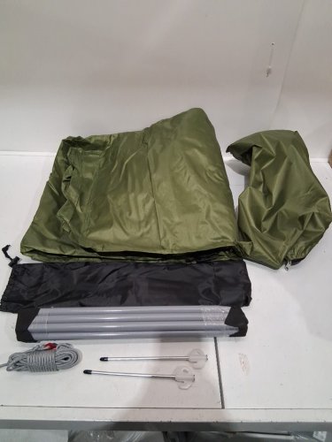car trunk camping tent - SUV - green image 2