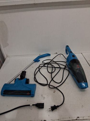 BISSELL FEATHERWEIGHT TURBO 2-IN1 STICK & HANDHELD VACUUM - BLUE (MODEL: 2610b) image 3