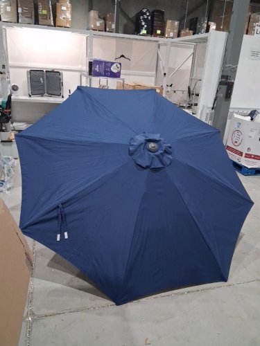 JENTAFIX PATIO UMBRELLA - 9FT X 7.5FT - ROYAL BLUE image 4