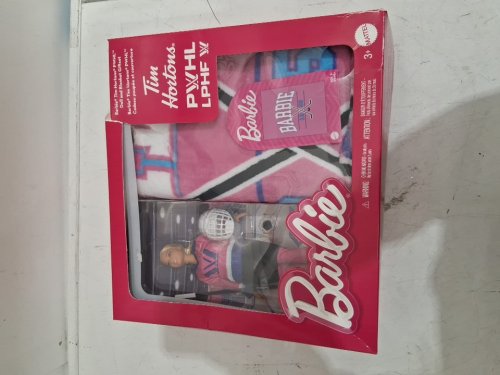 2PC Tim Hortons Box Set PWHL Barbie Hockey Player Doll & Blanket Blonde (MODEL: 2629874) image 2