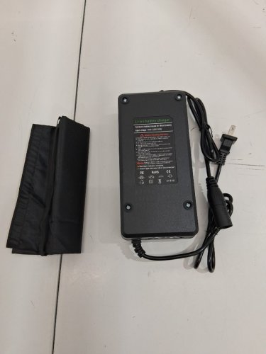 Fast Charger with Cannon/XLR Plug for 72V Lithium Battery, with Cooling System  - 84V 5A - black (model:72v5a) image 2