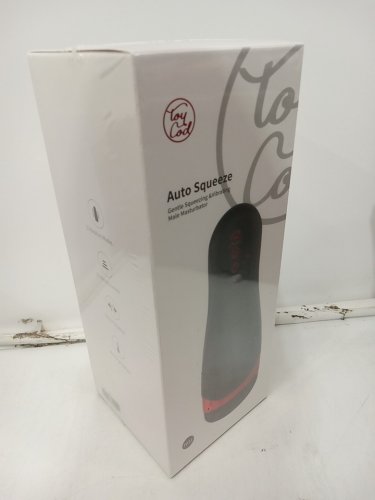 Toy Cool Auto Squeeze Vibrating Male Masturbator Sleeve with warming feature - Black / Red (Model: TW11) image 2