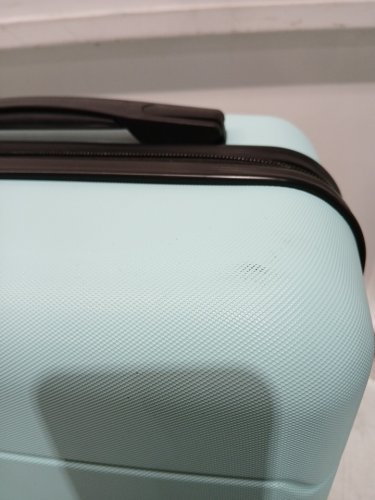 2PC strenforce carry-on lightweight luggage with spinner wheels and tsa locks - 28" & 20" - MINT GREEN -(model:scase009) image 8