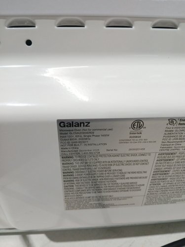 GALANZ RETRO STYLE COUNTERTOP MICROWAVE OVEN - 0.9CU.FT - WHITE (MODEL: GLCMKZ09WER09) image 6