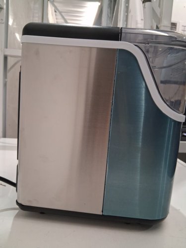 EUHOMY PEARL L1 PORTABLE NUGGET ICE MAKER COUNTERTOP - 35 LBS CAPACITY - STAINLESS STEEL (MODEL: IM013-NSI-CAEH) image 9